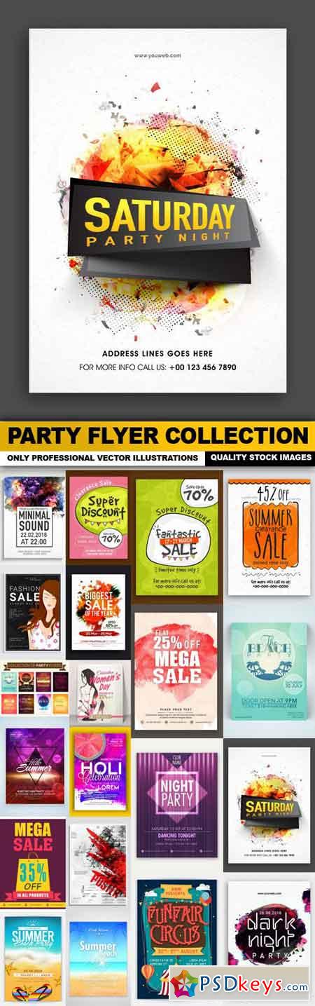 Party Flyer Collection - 20 Vector