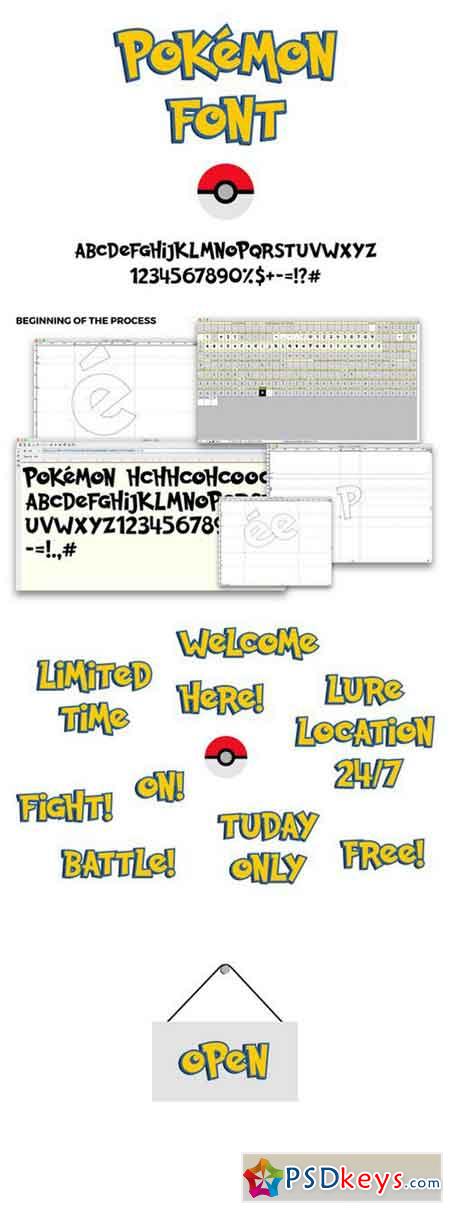Pokemon GO Font 803395