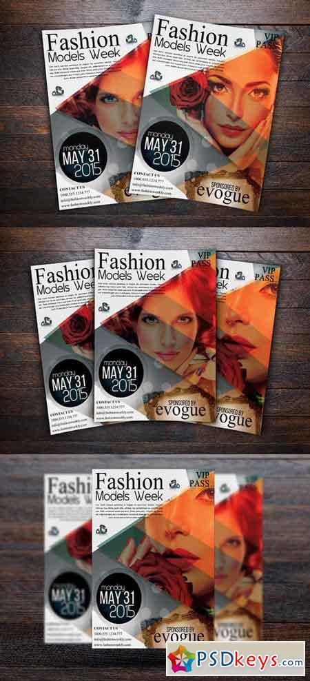 Fashion Models Week Flyer 642752