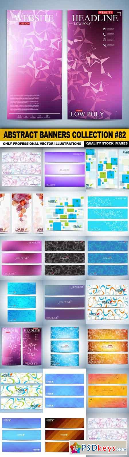 Abstract Banners Collection #82 - 20 Vectors
