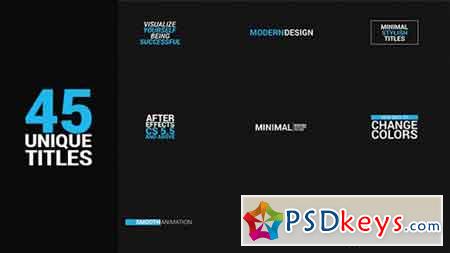45 titles package 16773336 - After Effects Projects