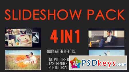 SlideShow Pack 4 in 1 11123059 - After Effects Projects