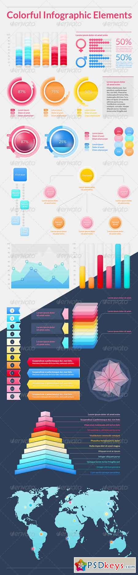 Colorful Infographic Elements 2297696