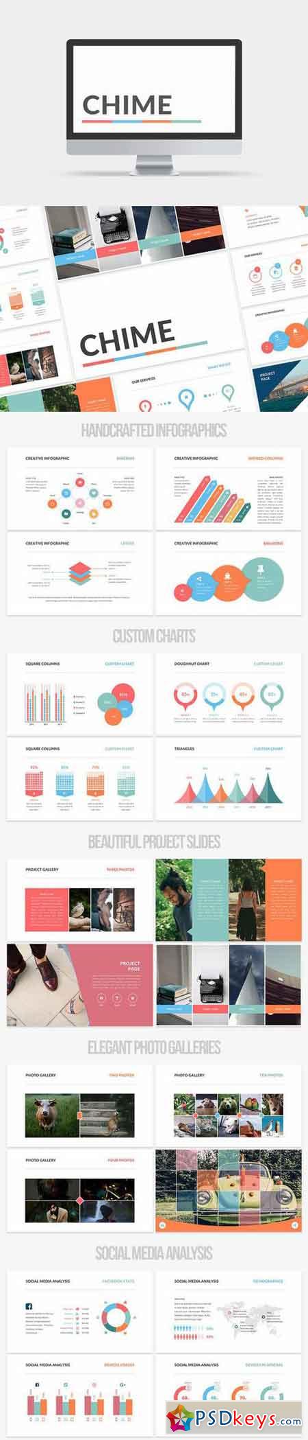 Chime PowerPoint Template 771226