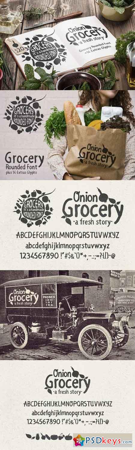 Grocery Rounded Font 61277