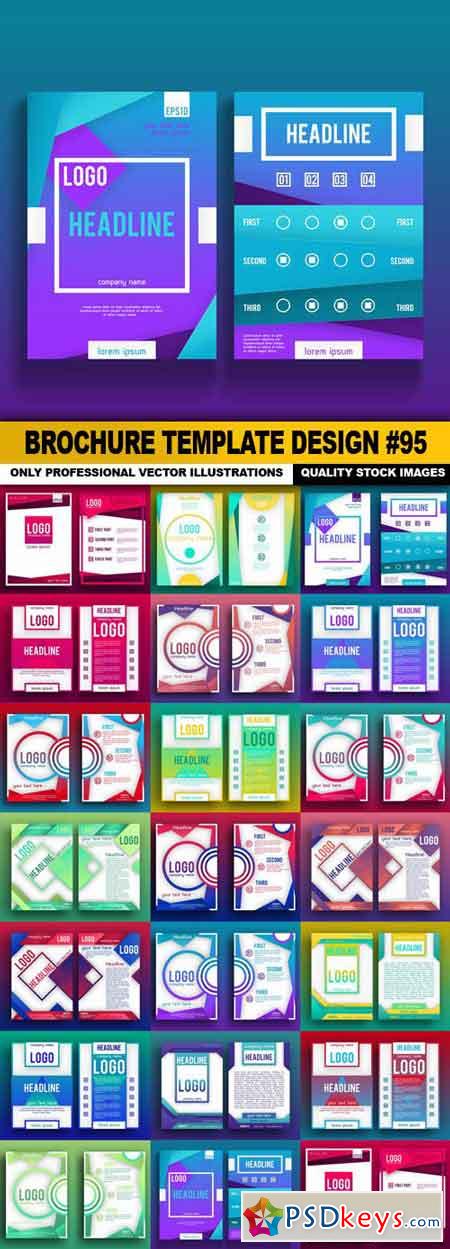 Brochure Template Design #95 - 20 Vector