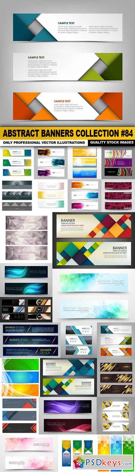 Abstract Banners Collection #84 - 26 Vectors