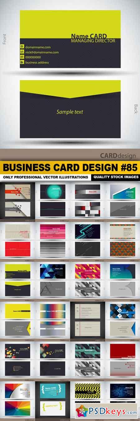 Business Card Design #85 - 24 Vector