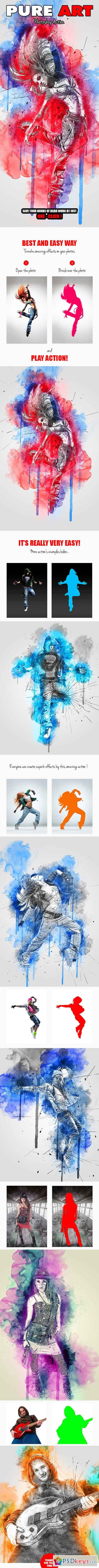 Pure Art Photoshop Action 17170951