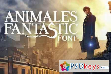 Animales Fantastic Font