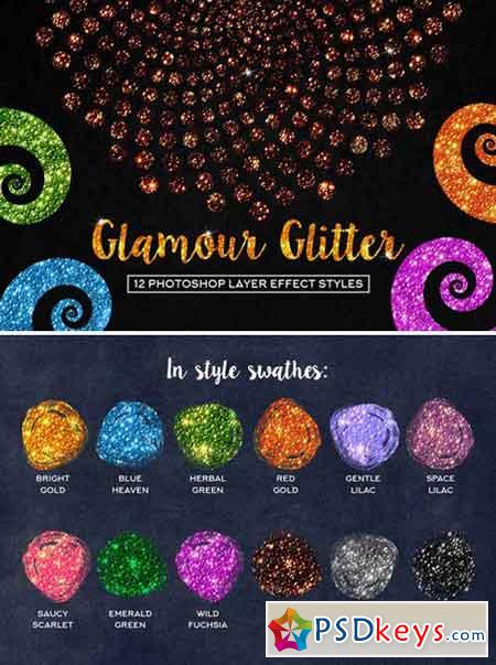 Glamour Glitter Photoshop Styles 807034