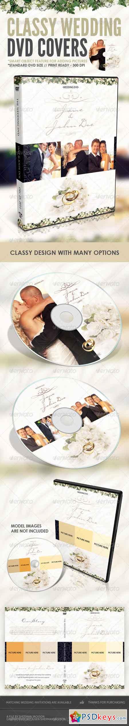 Classy Wedding DVD Covers 1100835