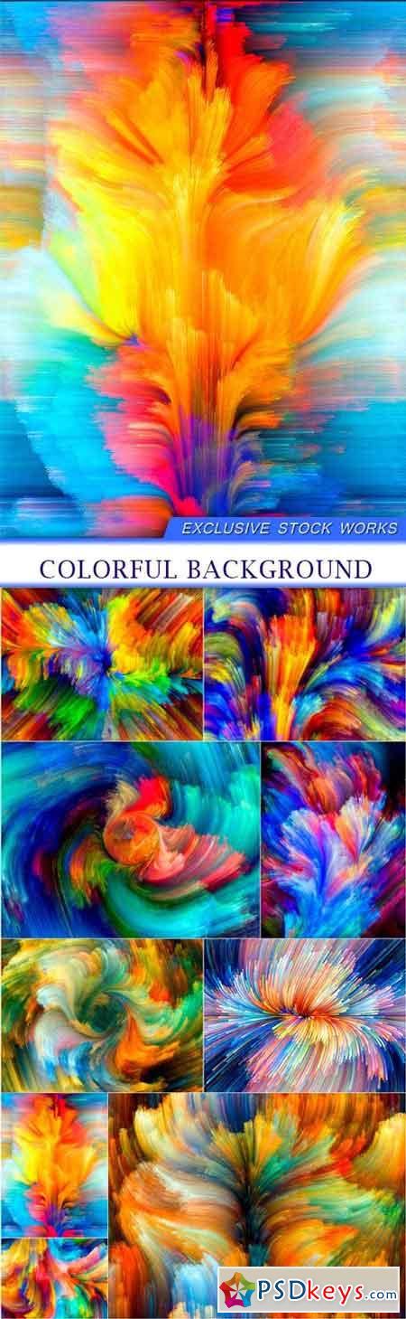 Colorful Background 9x JPEG