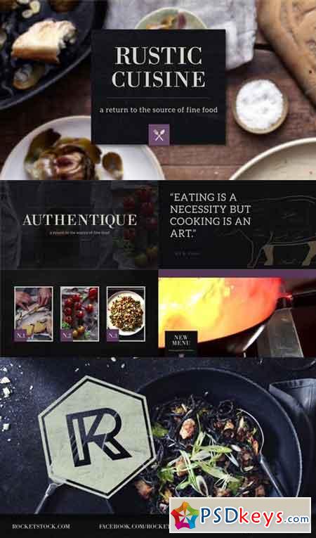 Gourmet - Organic Graphics Pack - After Effects Projects