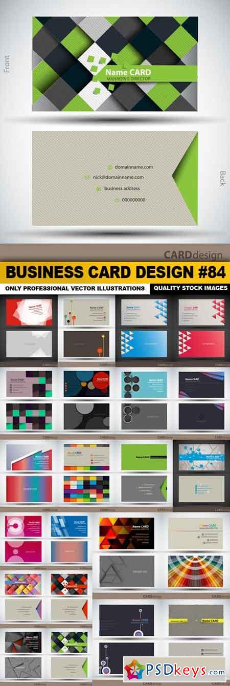 Business Card Design #84 - 22 Vector