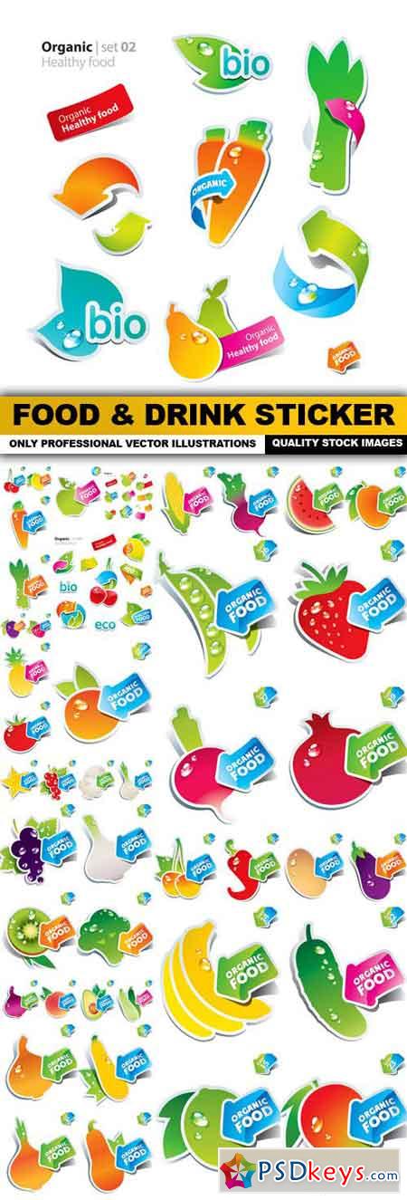 Food & Drink Sticker - 45 Vector