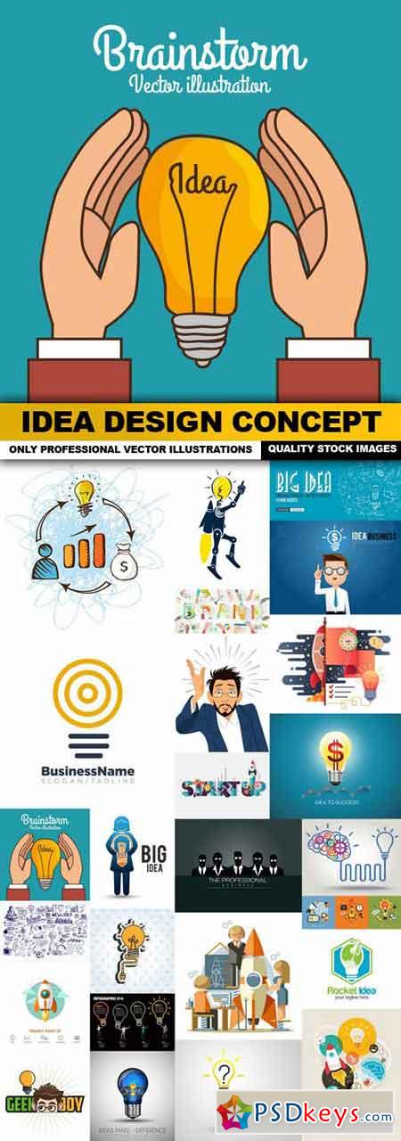 Idea Design Concept - 25 Vector