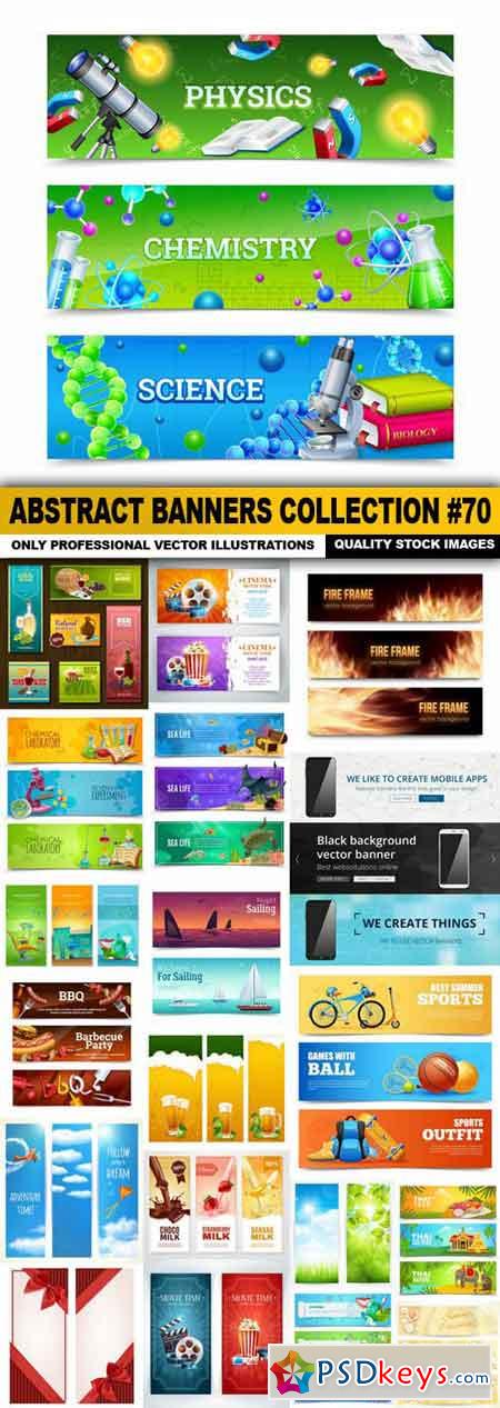 Abstract Banners Collection #70 - 20 Vectors