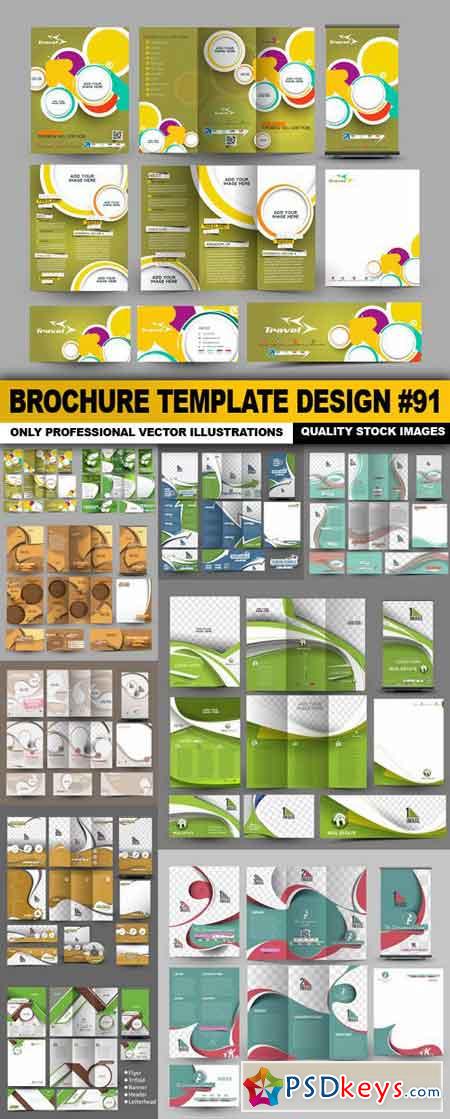 Brochure Template Design #91 - 10 Vector