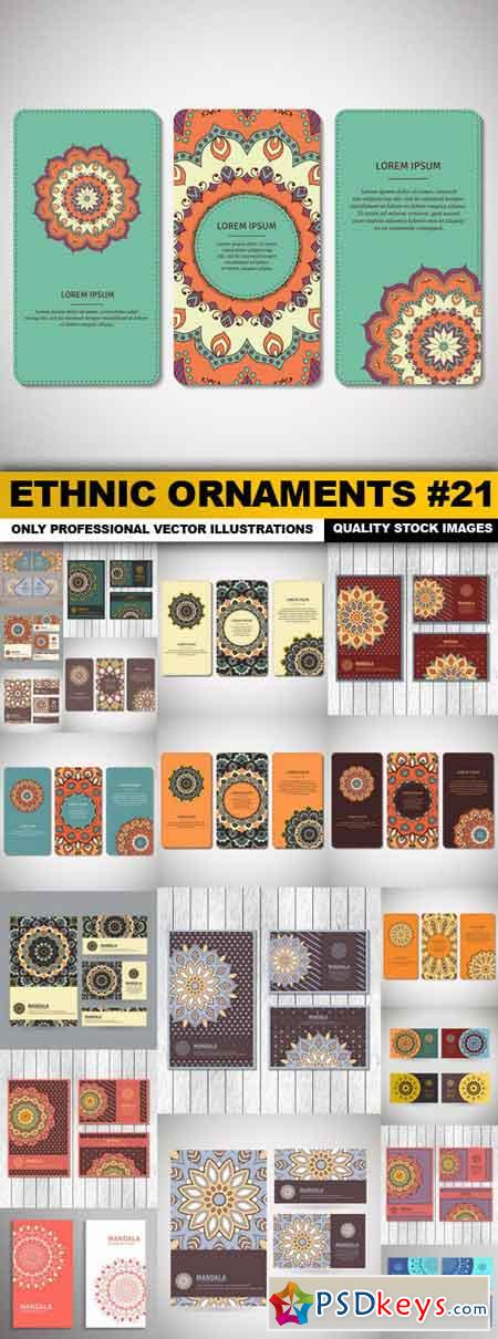 Ethnic Ornaments #21 - 20 Vector