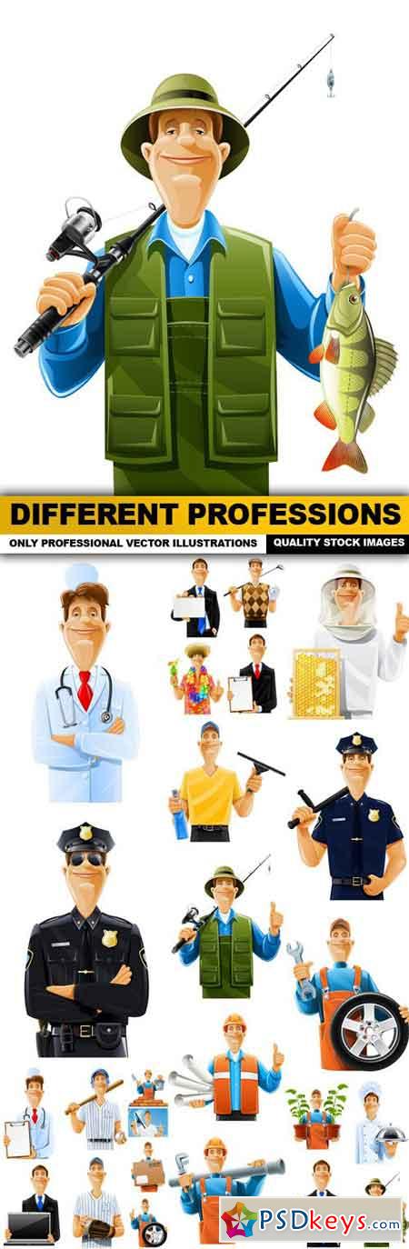 Different Professions - 25 Vector