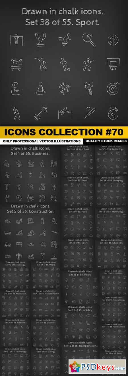 Icons Collection #70 - 25 Vector