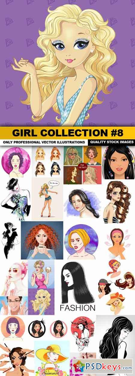 Girl Collection #8 - 25 Vector