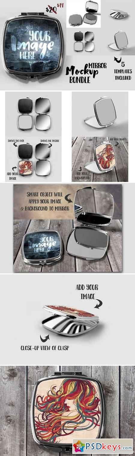 Download Compact mirror mockup bundle 811336 » Free Download ...