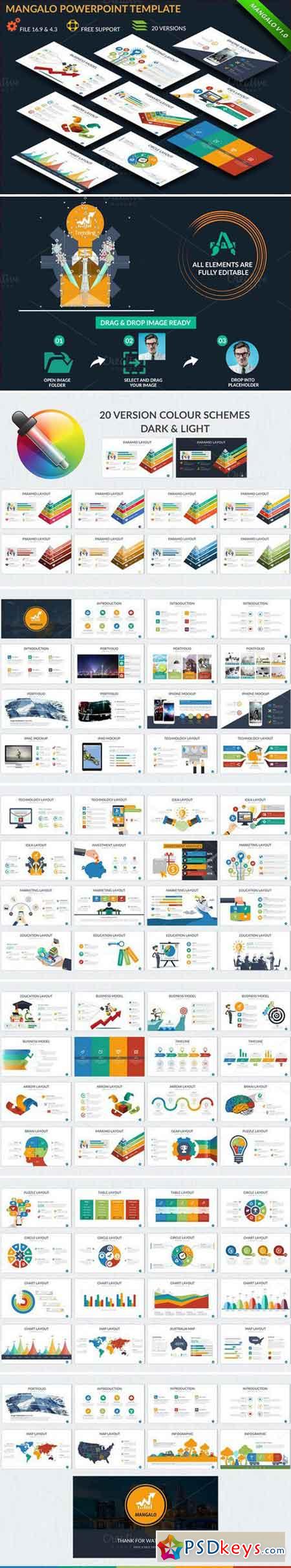 Mangalo Powerpoint Template 790567