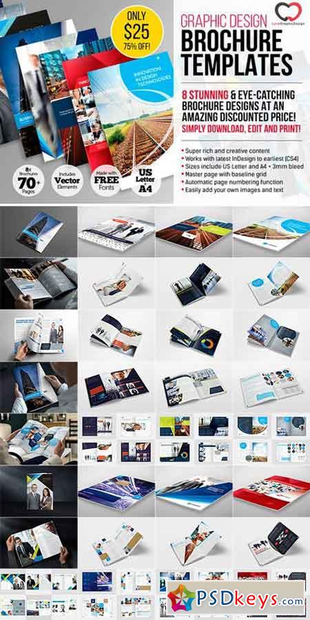 8 x Professional Brochures 773197