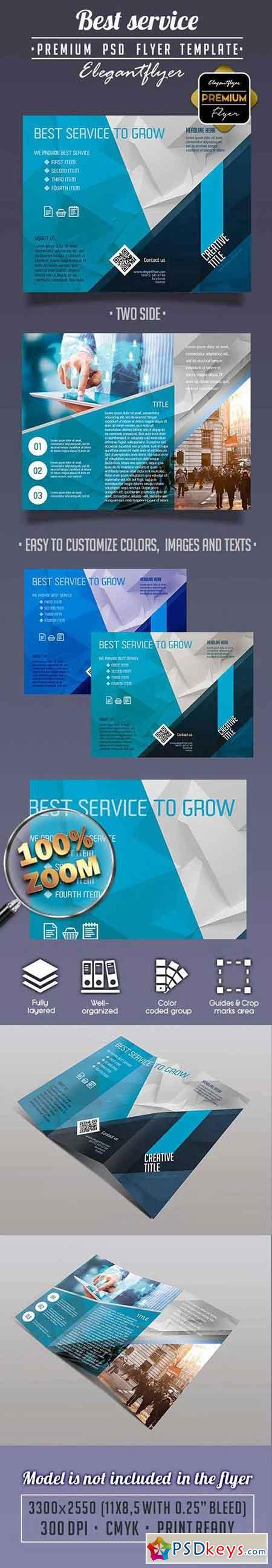 To Grow Premium PSD Tri-Fold brochures