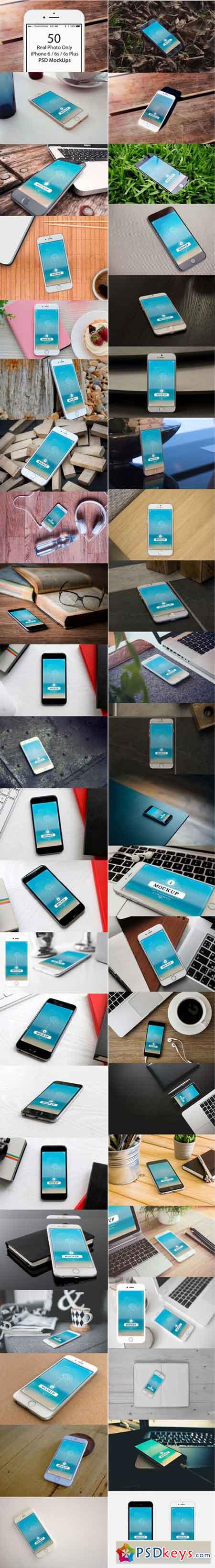 50 Only iPhone 6 6s 6s Plus Mockups 830522