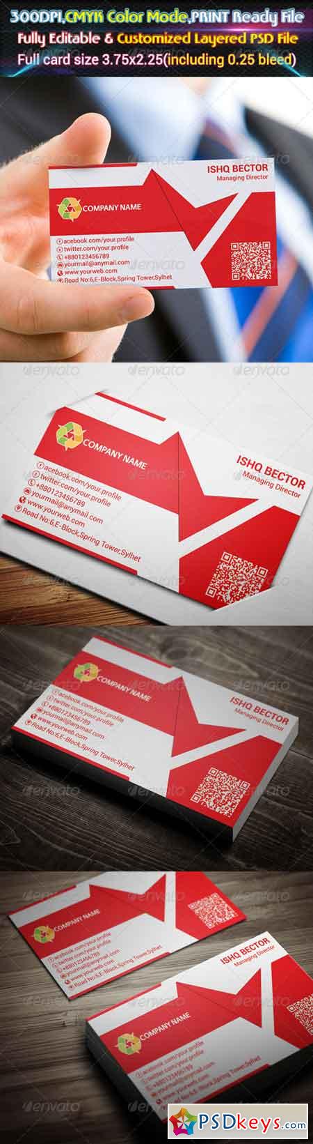Red Creative Business Card 6382104