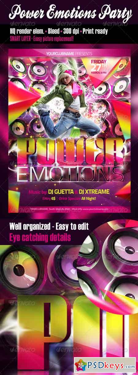 Power Emotions Party Flyer 1938997