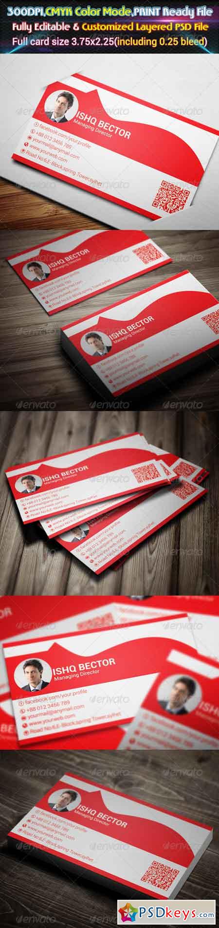 Red Business Card 6471902