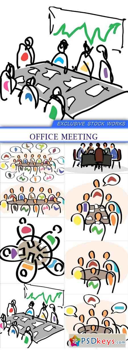 office meeting 8X SVG