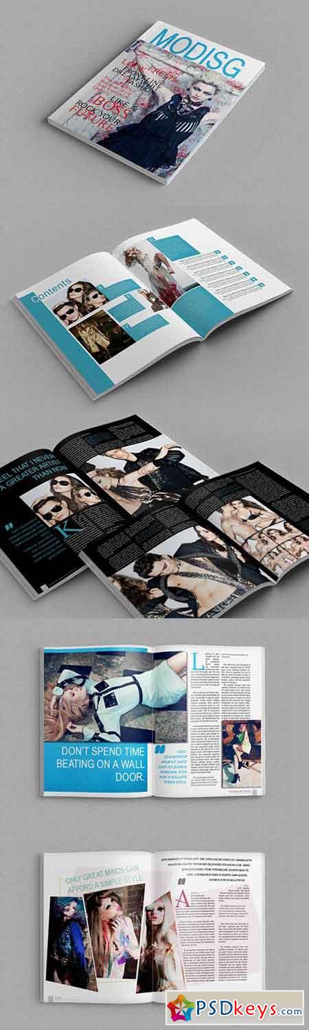 Magazine InDesign Template 65331