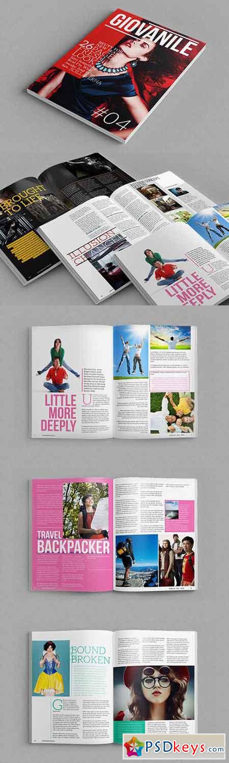 Magazine InDesign Template 65121