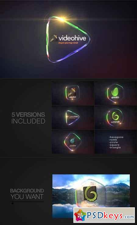 Glass Logo Reveal Pack - 16912024 - After Effects Projects