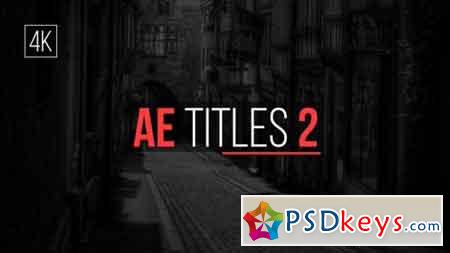 AE Titles 2 16413806 - After Effects Projects