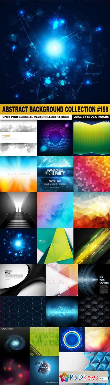 Abstract Background Collection #158 - 25 Vector