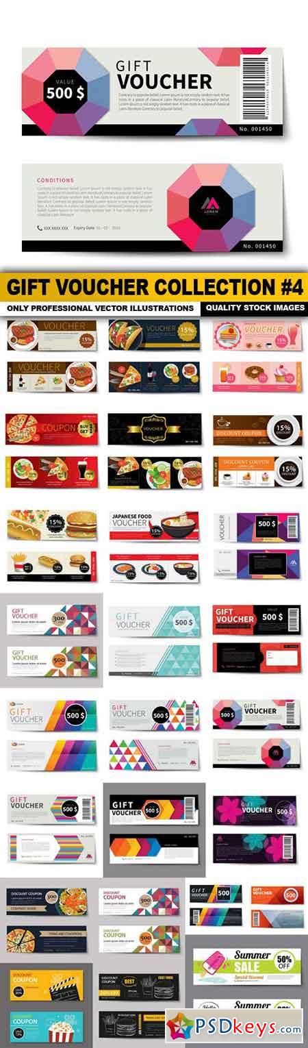 Gift Voucher Collection #4 - 25 Vector