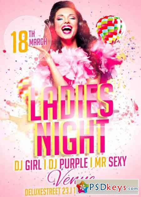 Ladies Night Party V21 Flyer Template