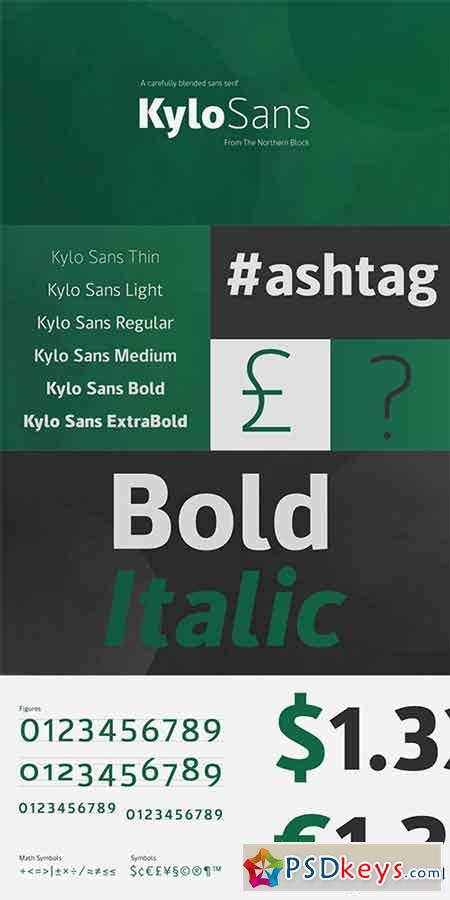Kylo Sans Font Family 12 Fonts