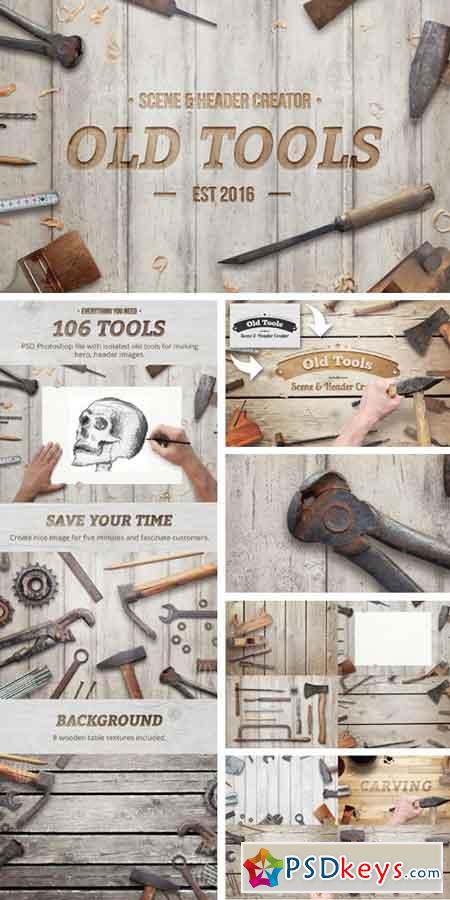 Old Tools Scene Header Creator 772130