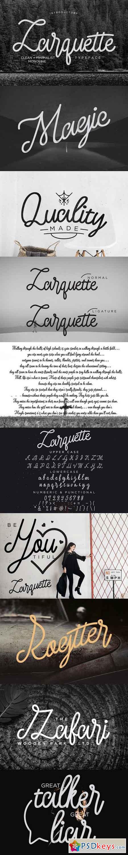 Larquette Typeface 845707