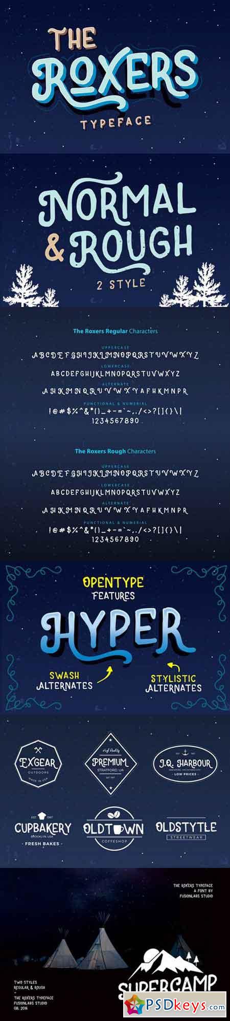The Roxers Typeface 846538