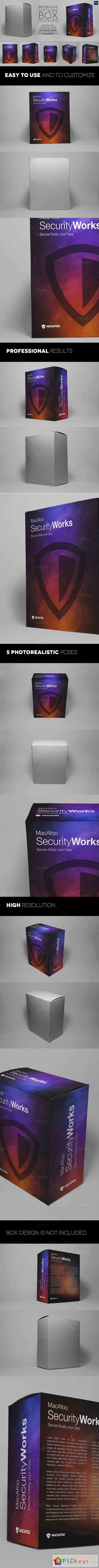 Software or Product Box Mockups 351206