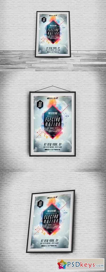 Posters And Flyers Frames - Mockups 518535