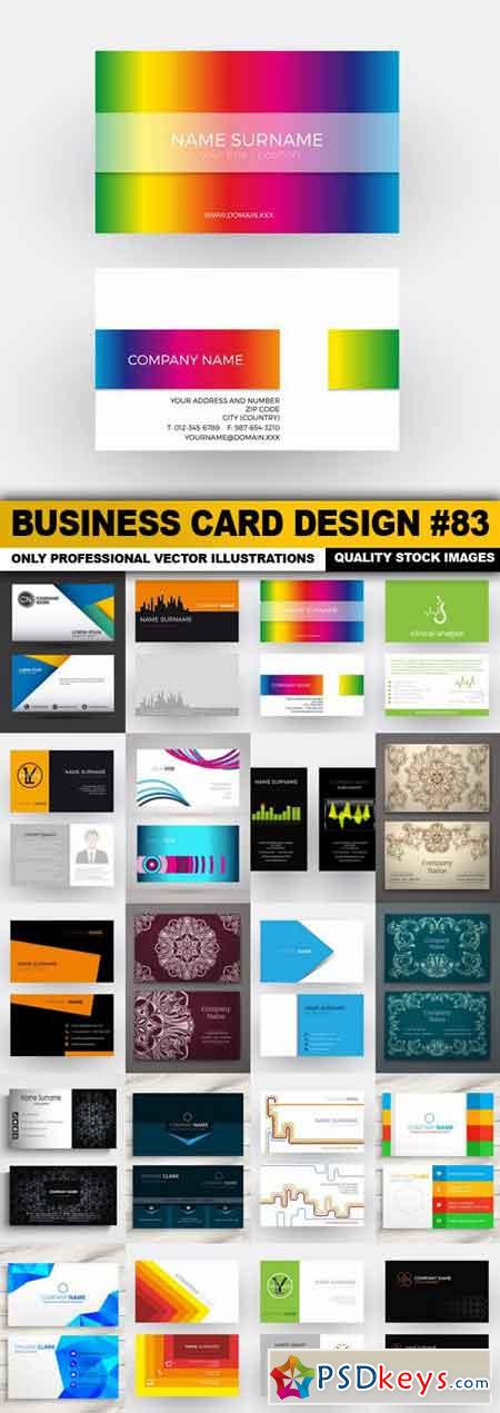 Business Card Design #83 - 20 Vector